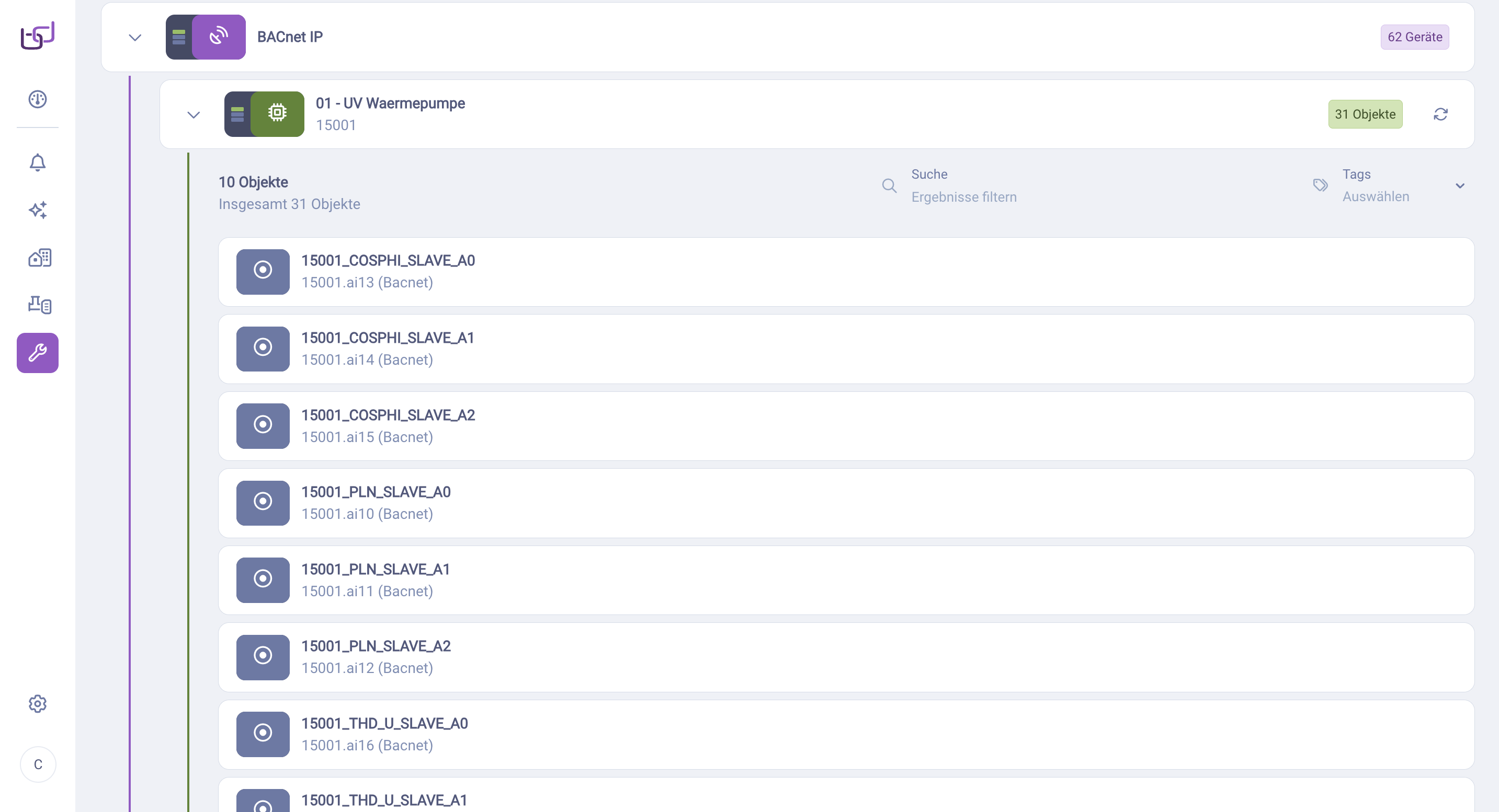 Schnittstellen-Übersicht