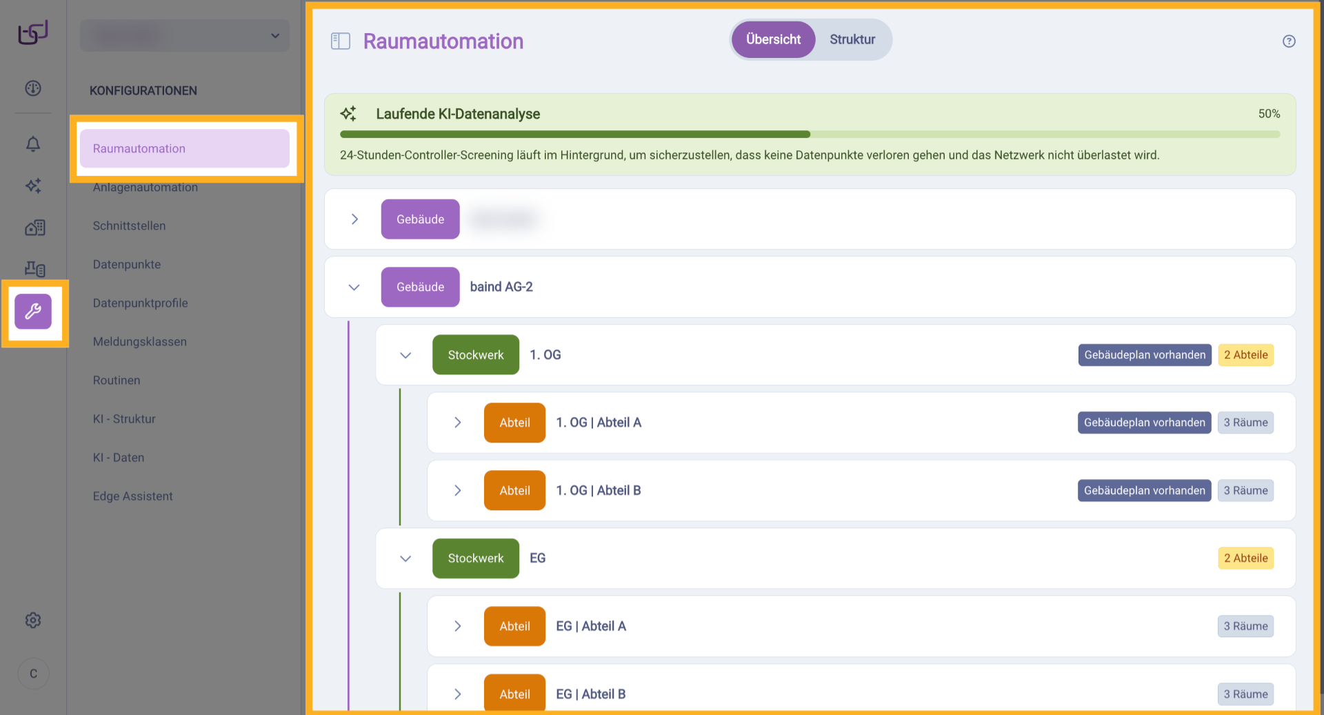 Stockwerk 1. OG Öffnen
