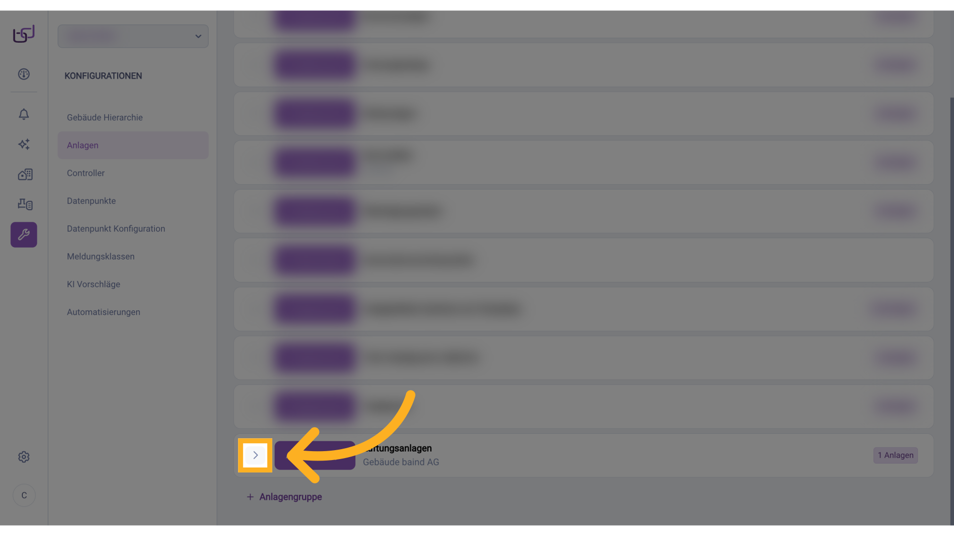 Anlagenschaubild anlegen