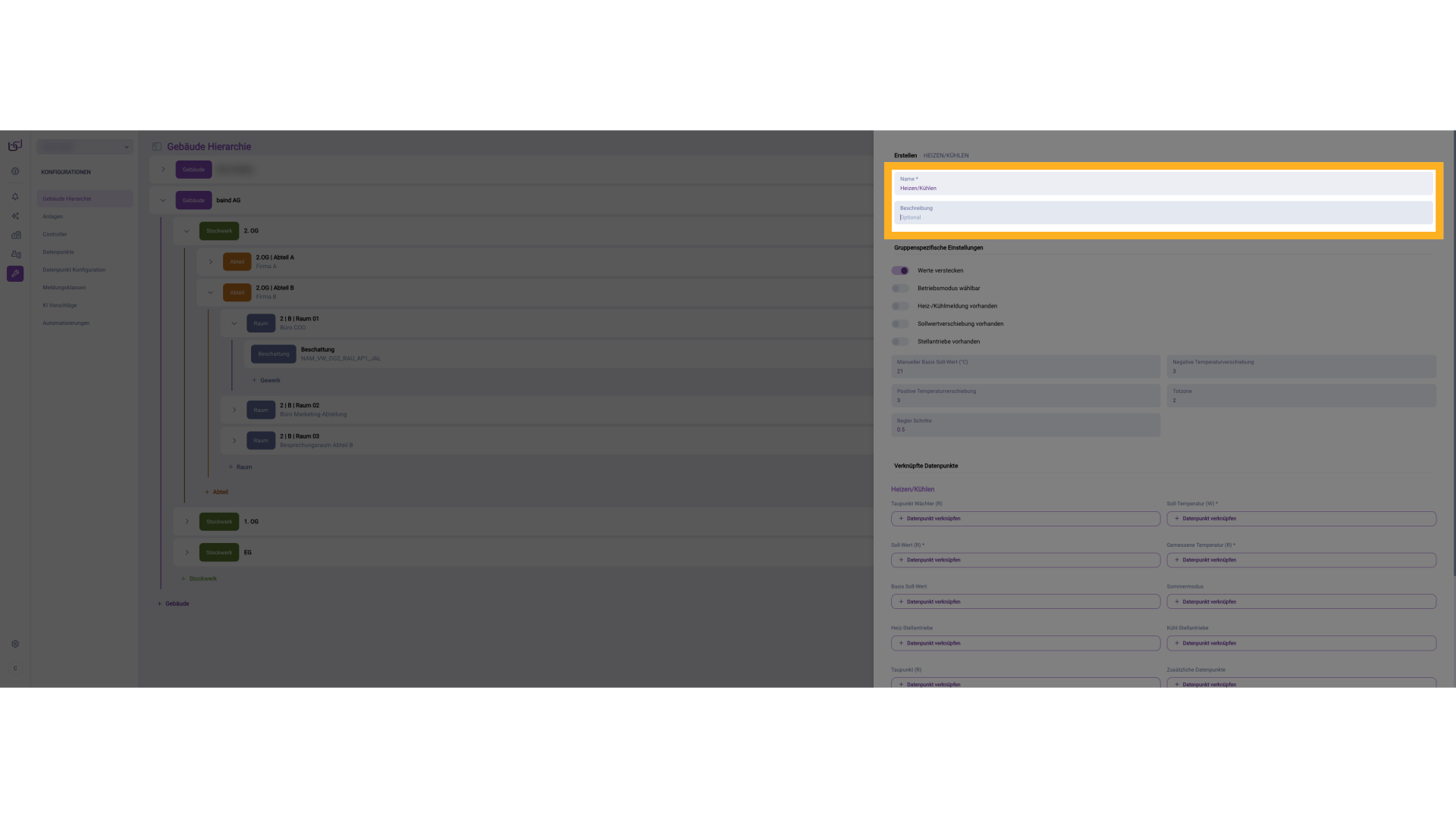 Gewerk Heizen/Kühlen
