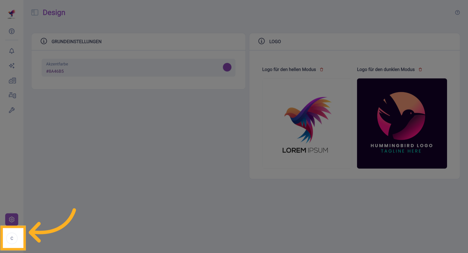 Benutzerprofil Öffnen