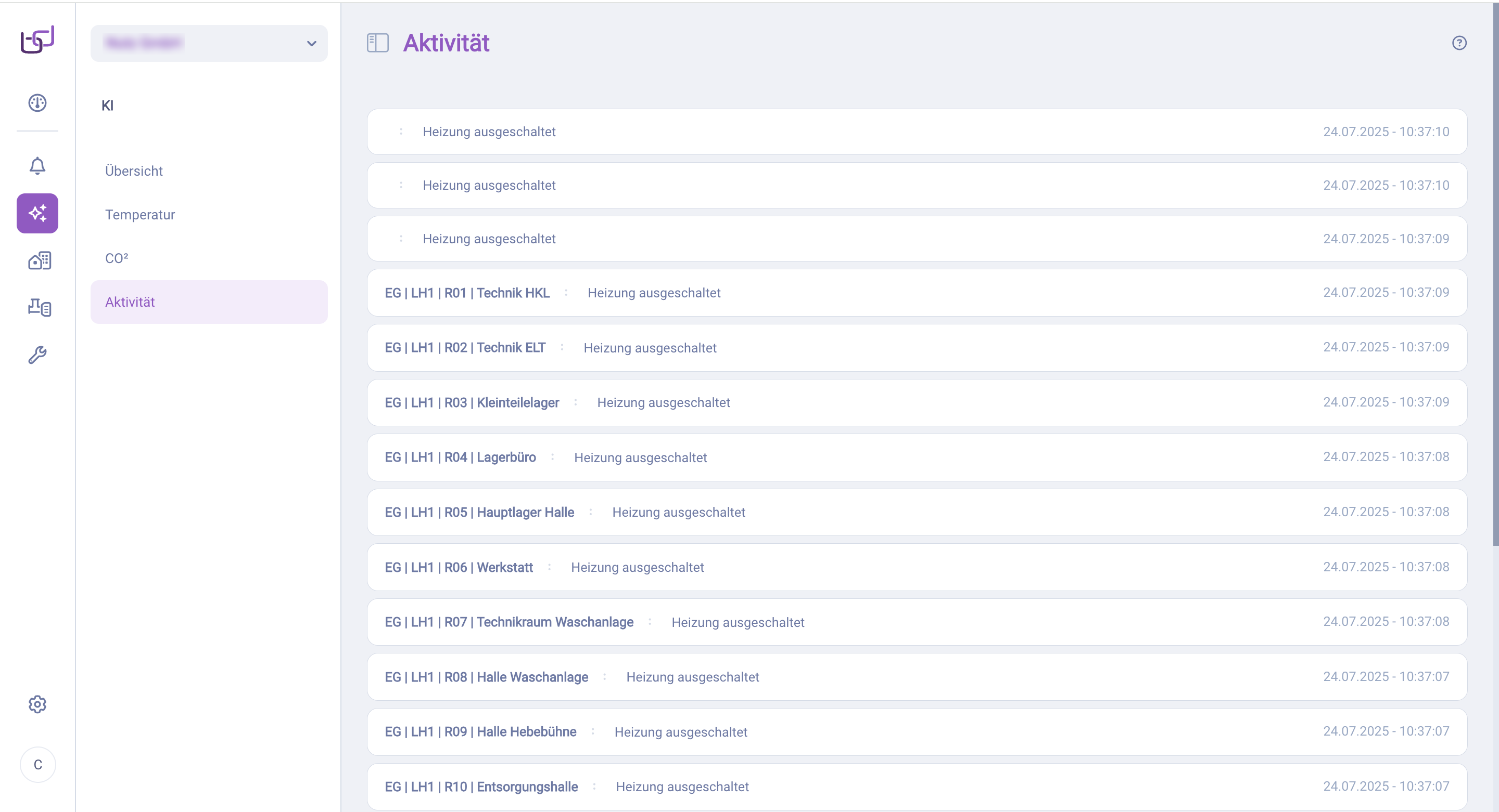 Aktivitätsprotokoll