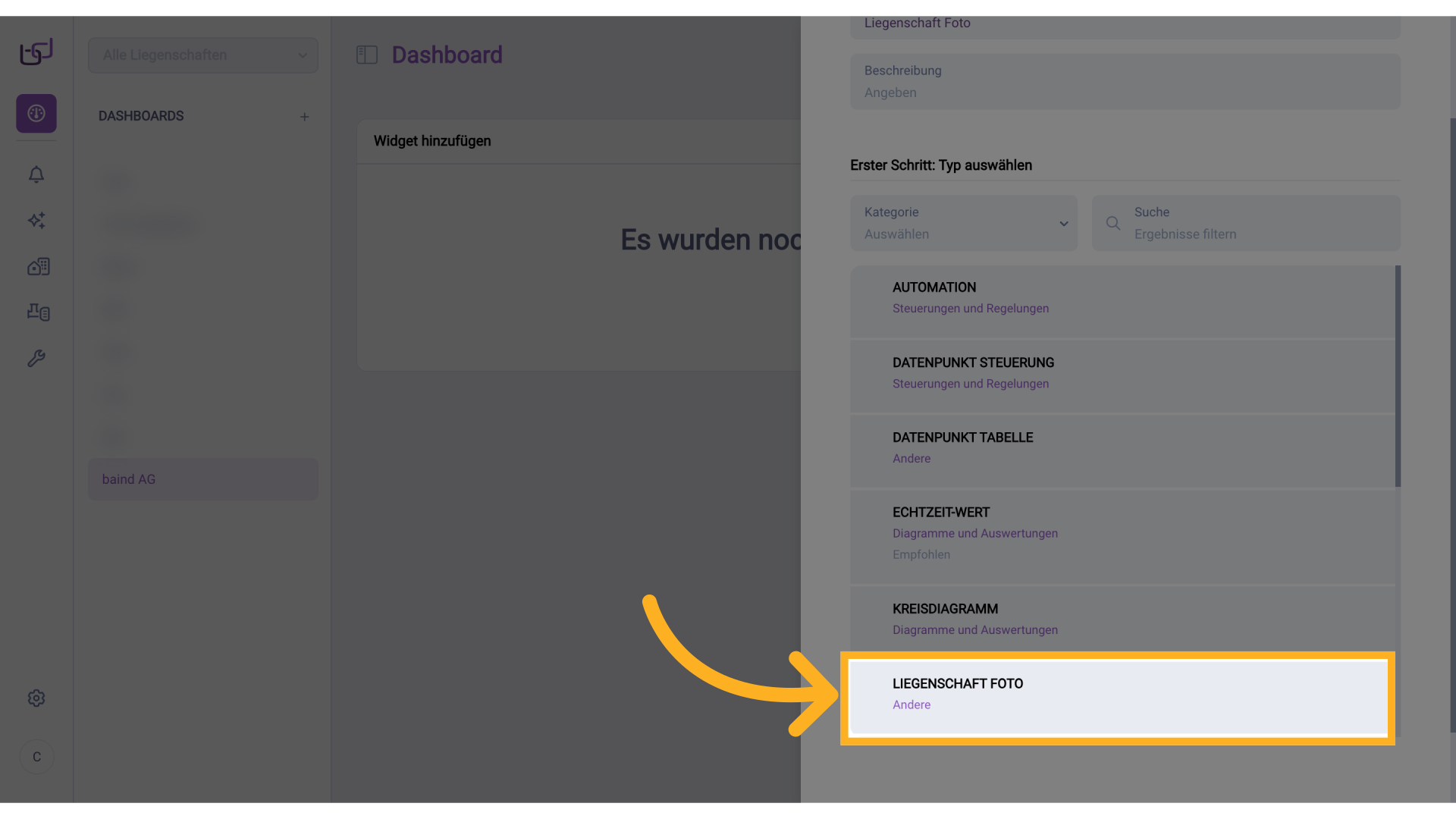 Typ Liegenschaft Foto