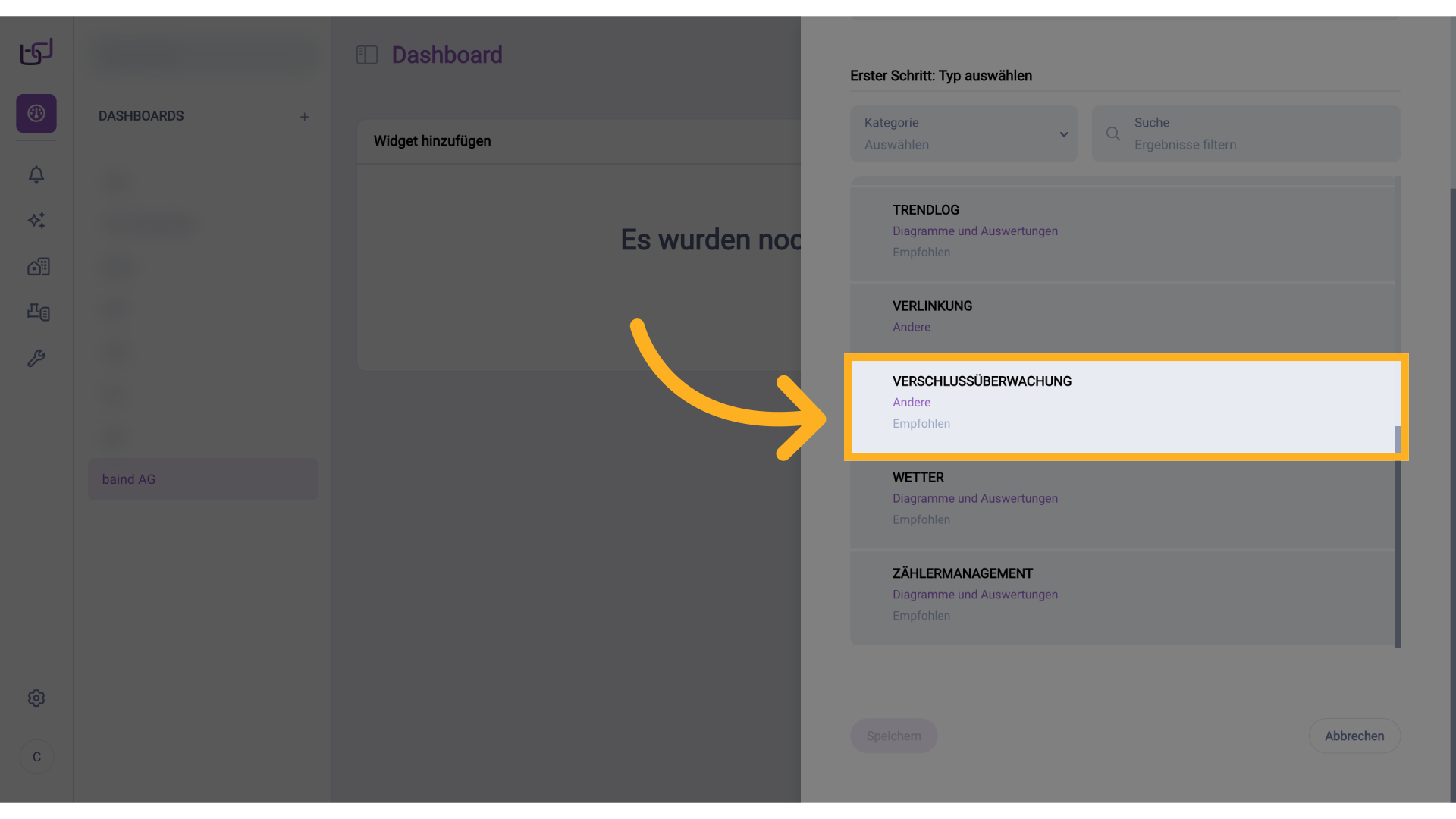 Verschlussüberwachung