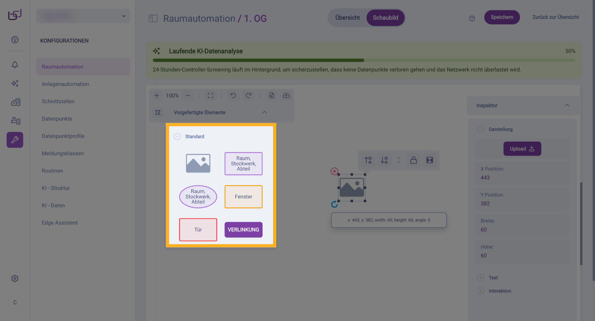 Weitere Elementauswahl