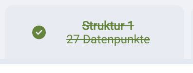 Bestätigte Struktur