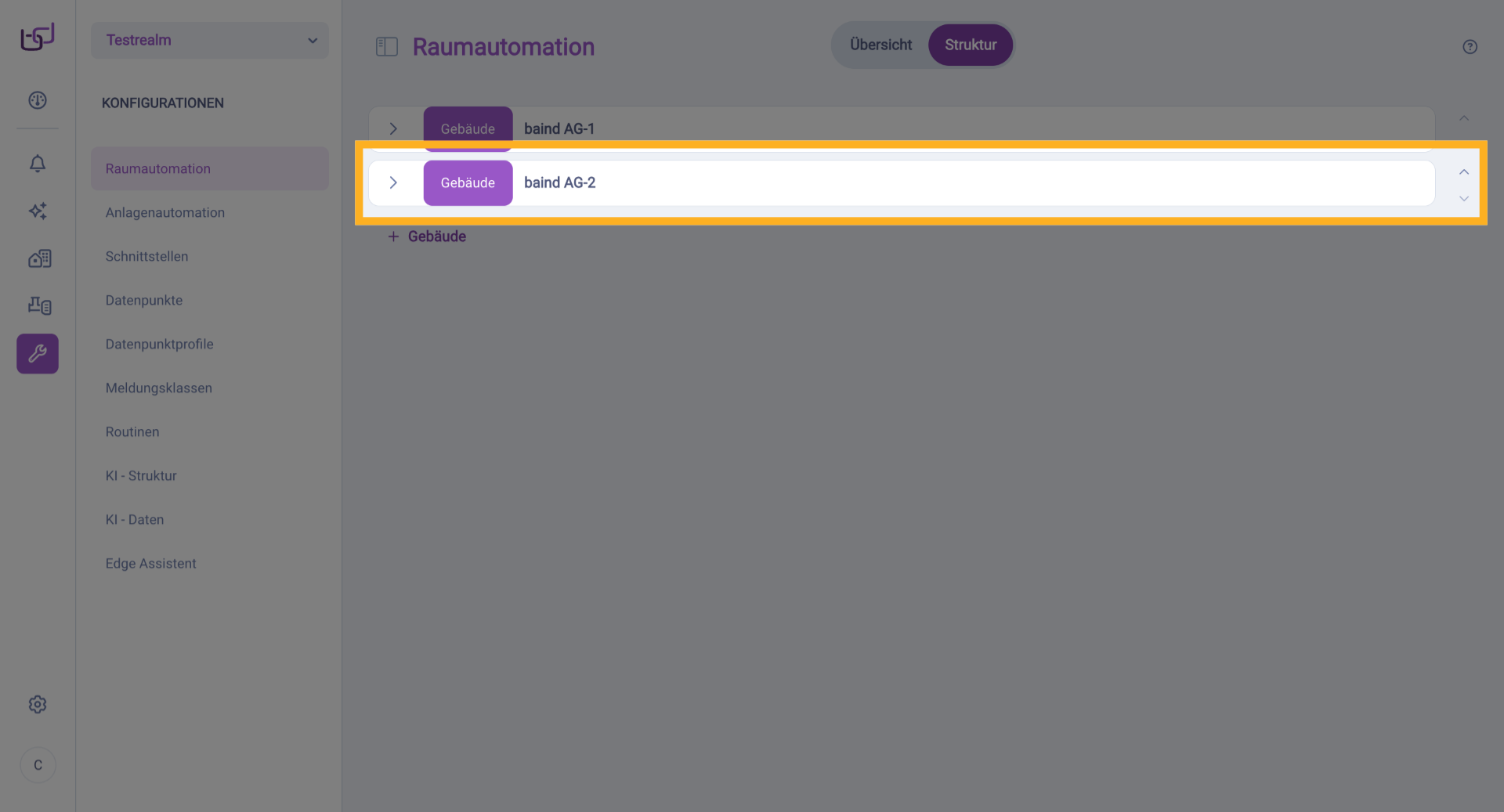 Neues Gebäude Öffnen