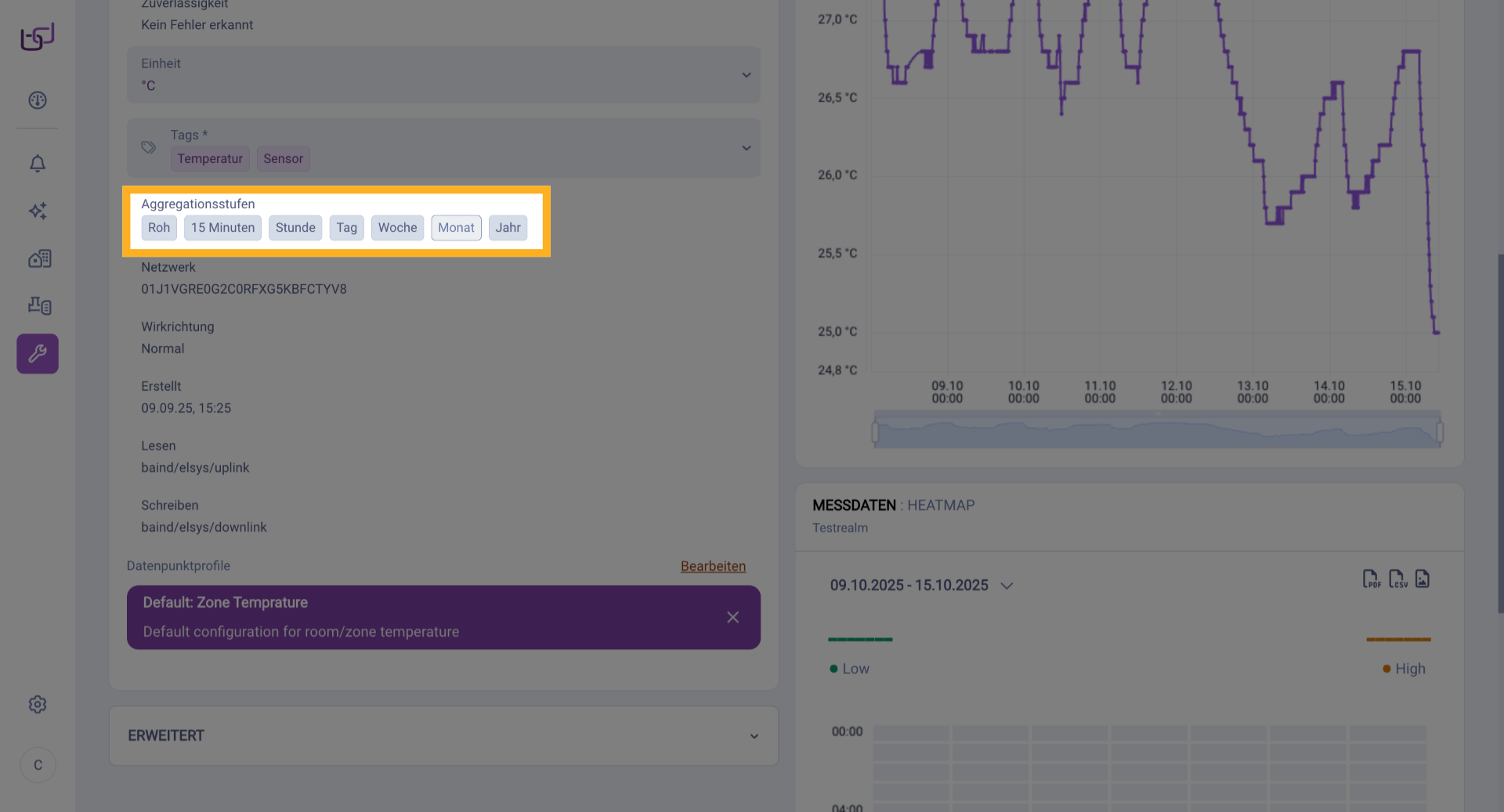 Monatsansicht Auswählen