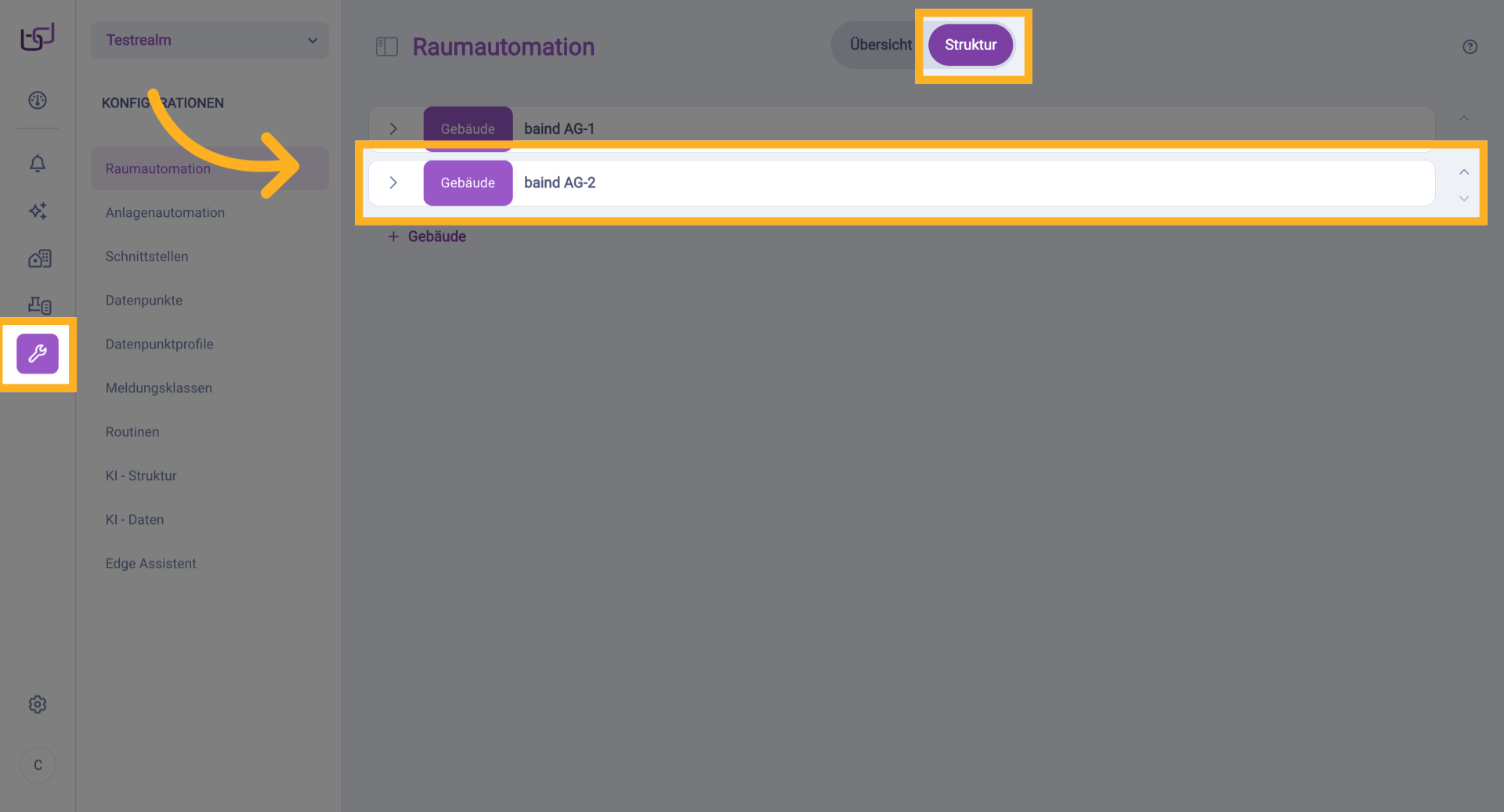 Neues Gebäude Öffnen