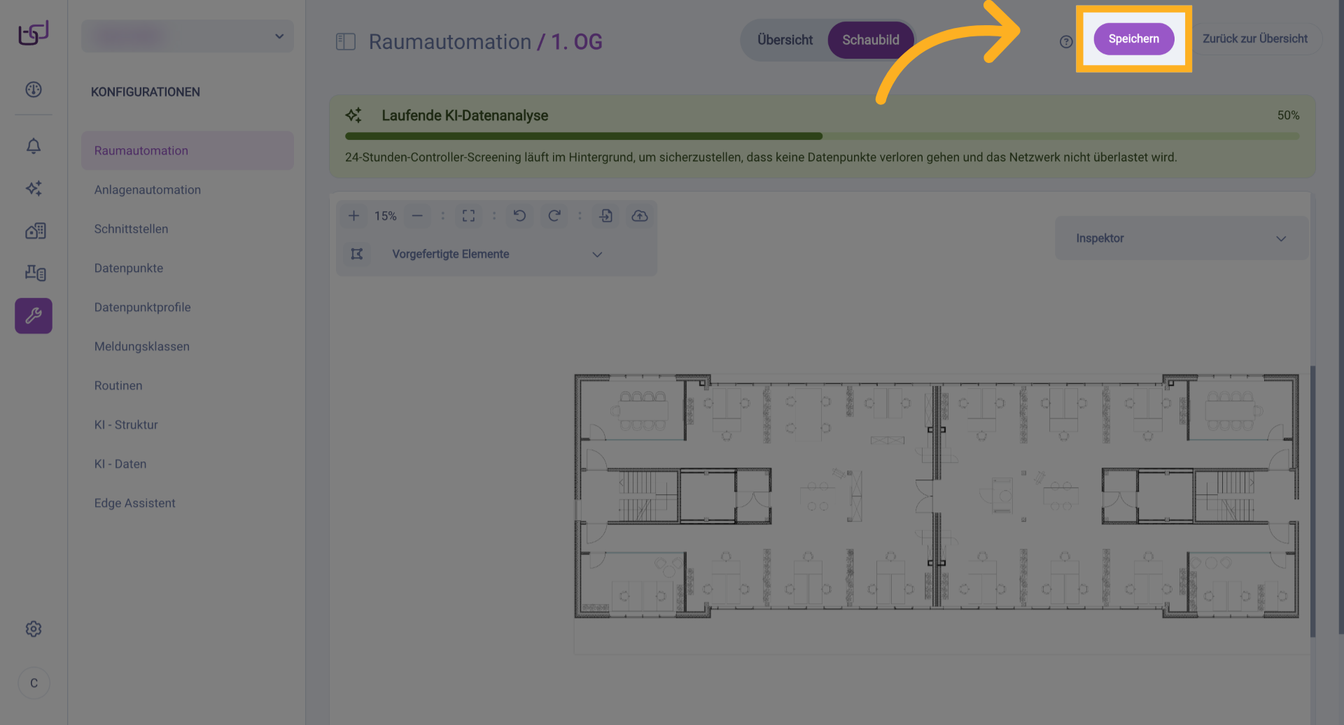 Speichern Sie Änderungen
