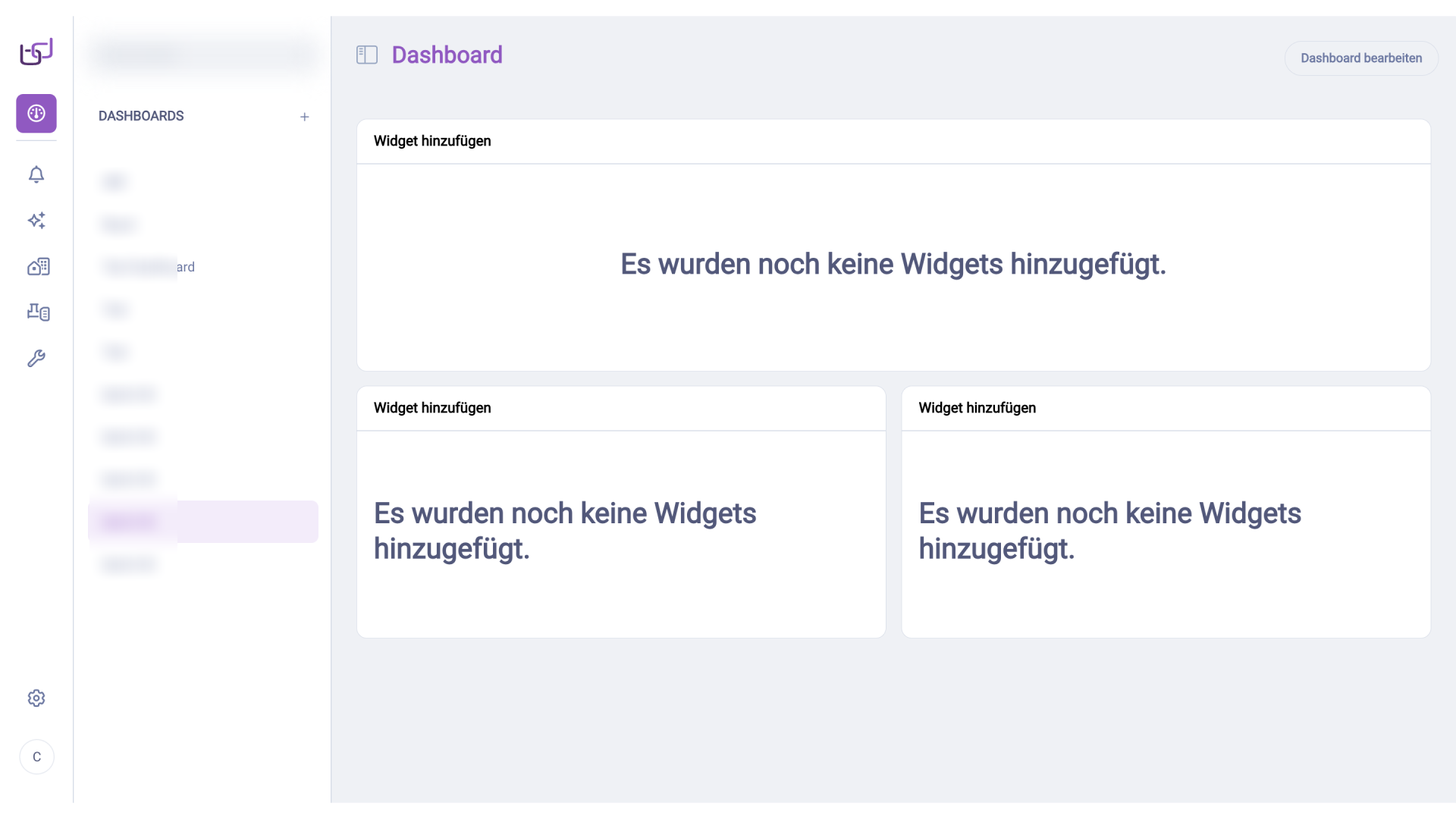 Großes Widget, zwei Spalten