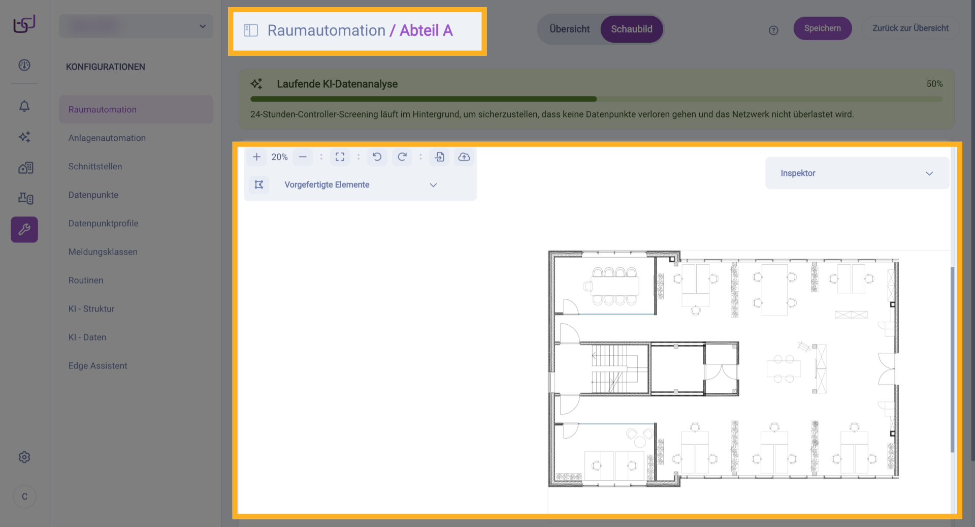 Geben Sie Abteilnamen ein