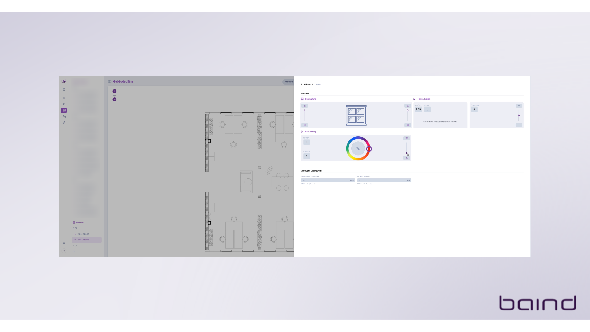 Ansicht Gebäudepläne