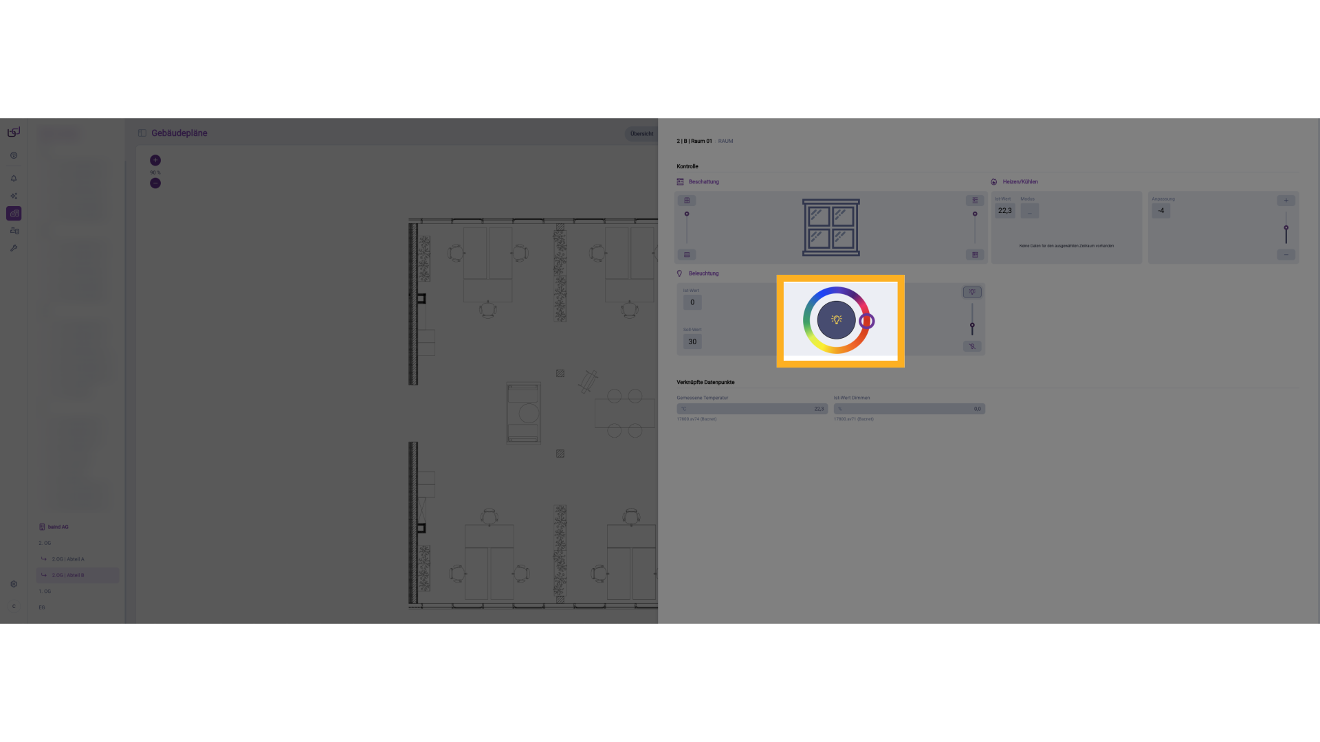 Ansicht Gebäudepläne
