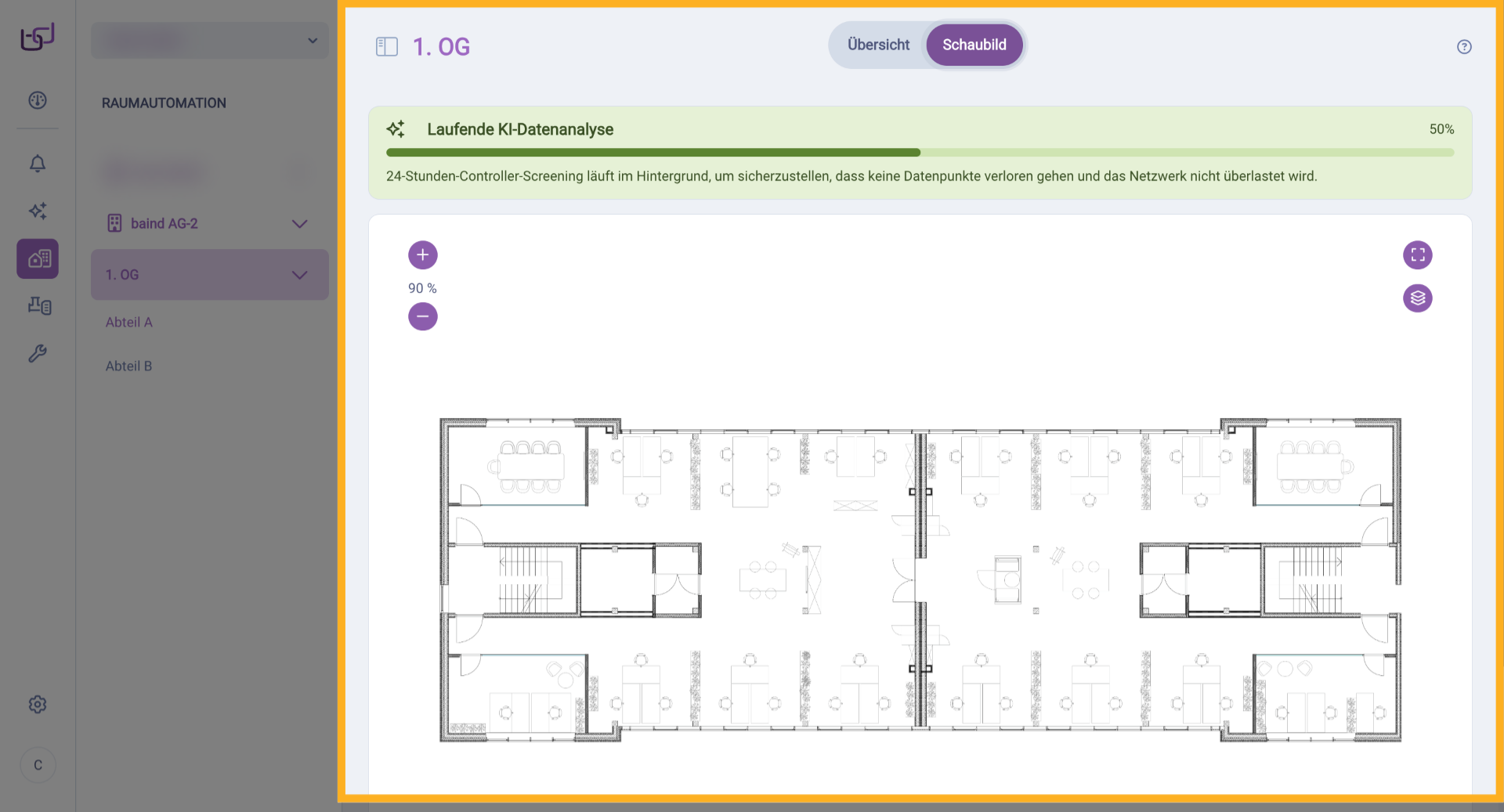 Abteil A Im Grundriss Auswählen