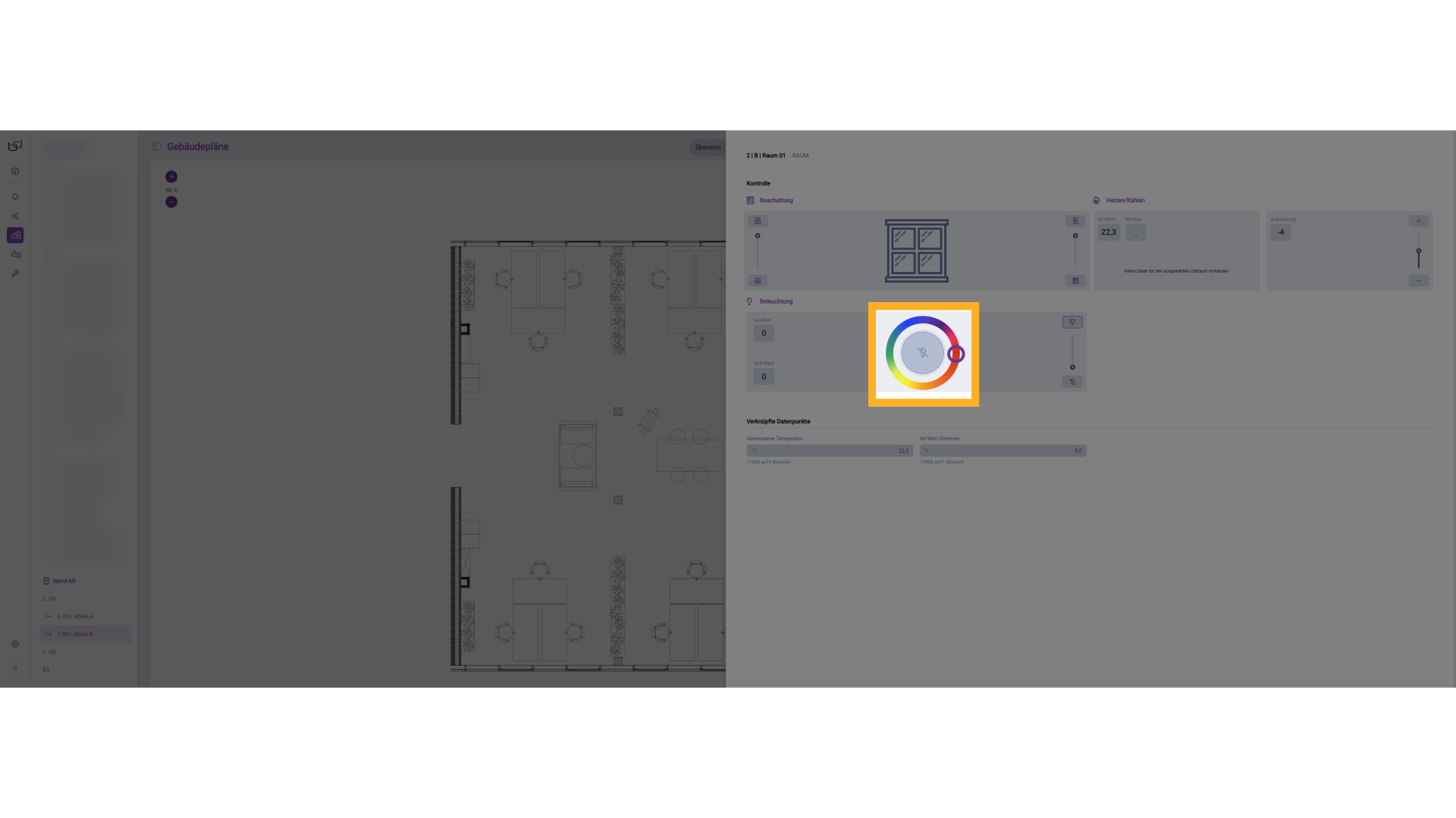 Ansicht Gebäudepläne
