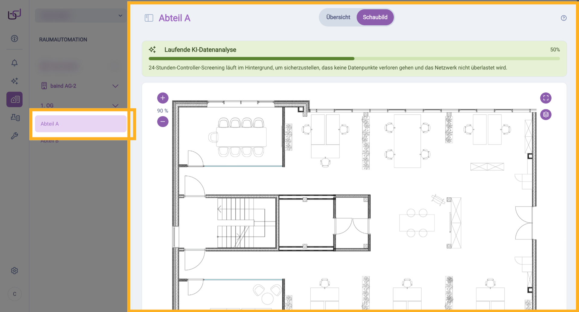 Abteil B Im Grundriss Auswählen