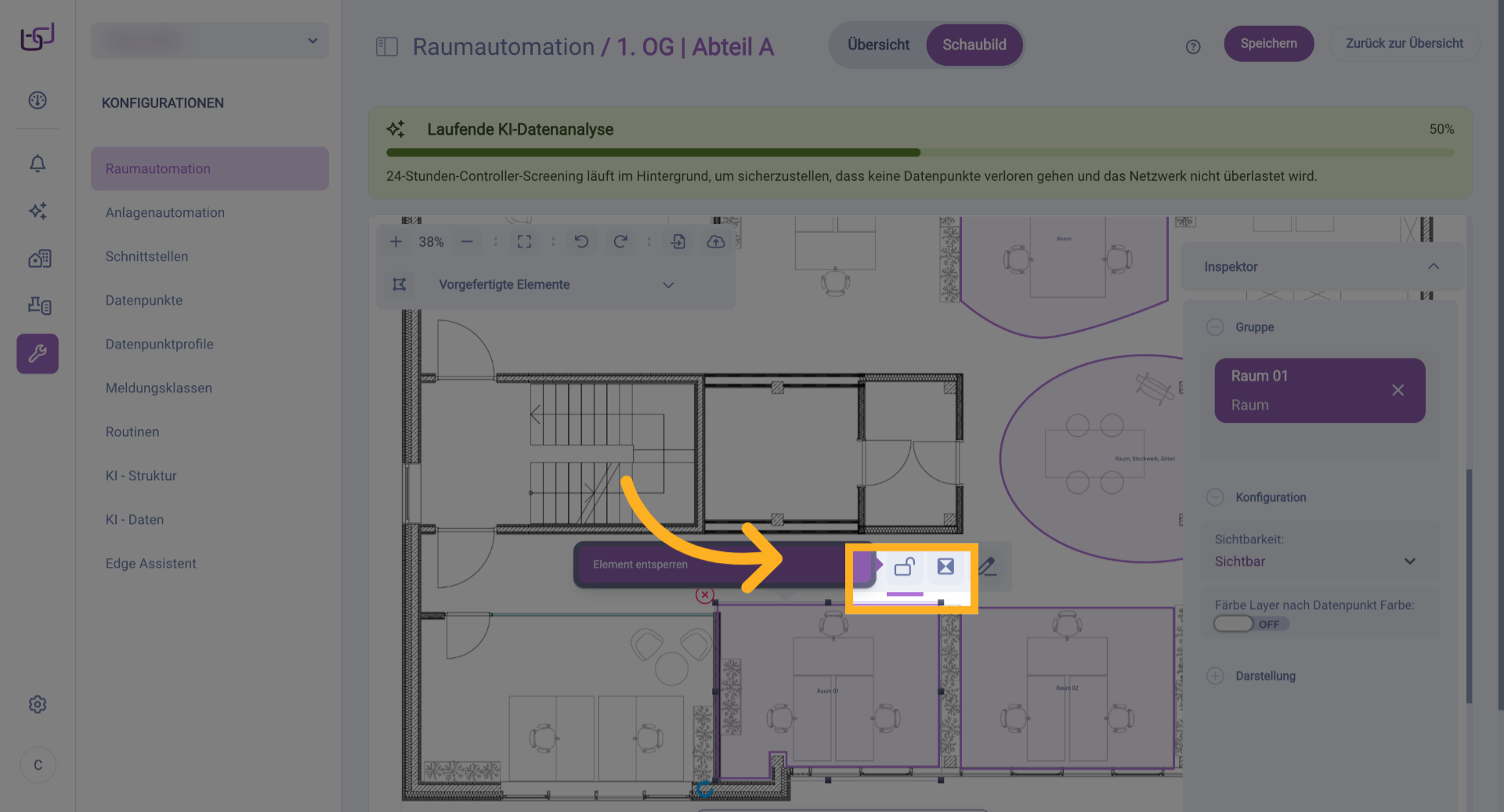 Weitere Optionen Öffnen