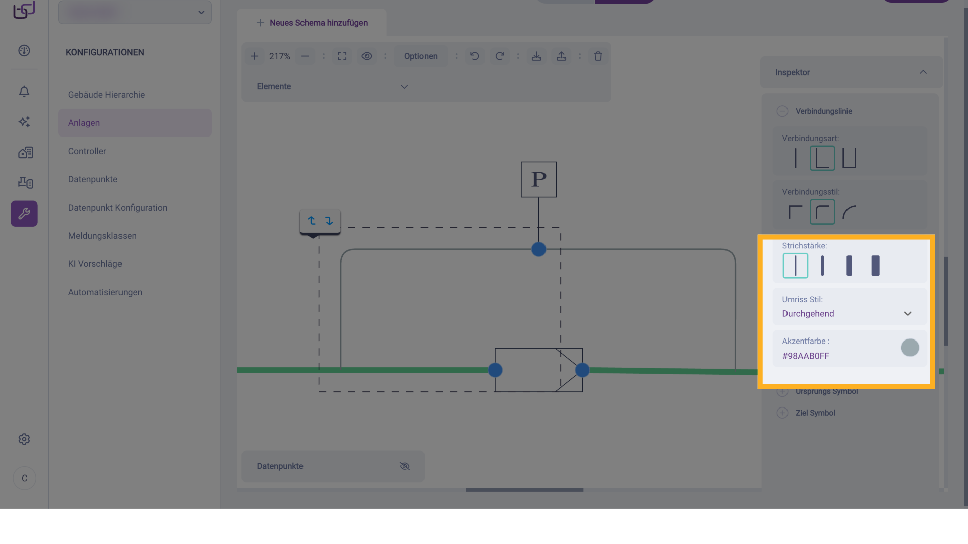 Drucksensor anbinden
