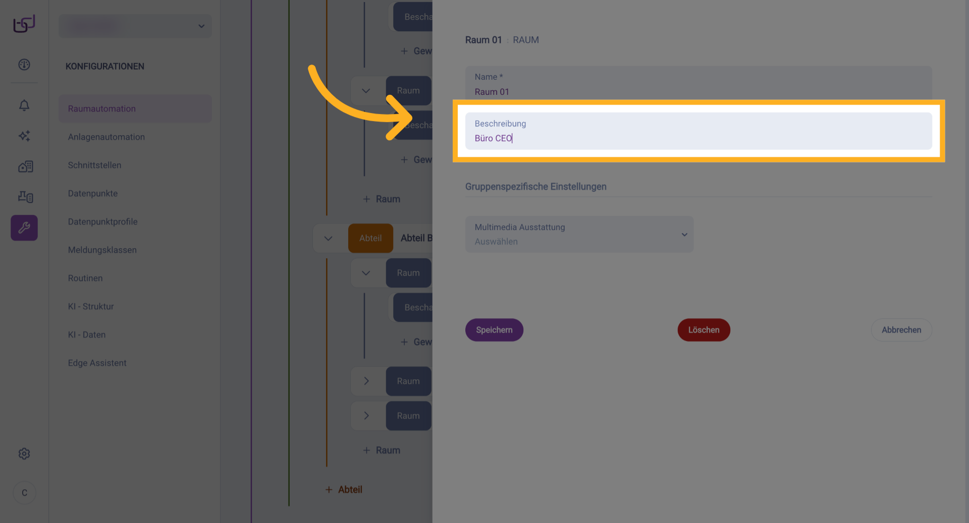 Beschreibung Auswählen
