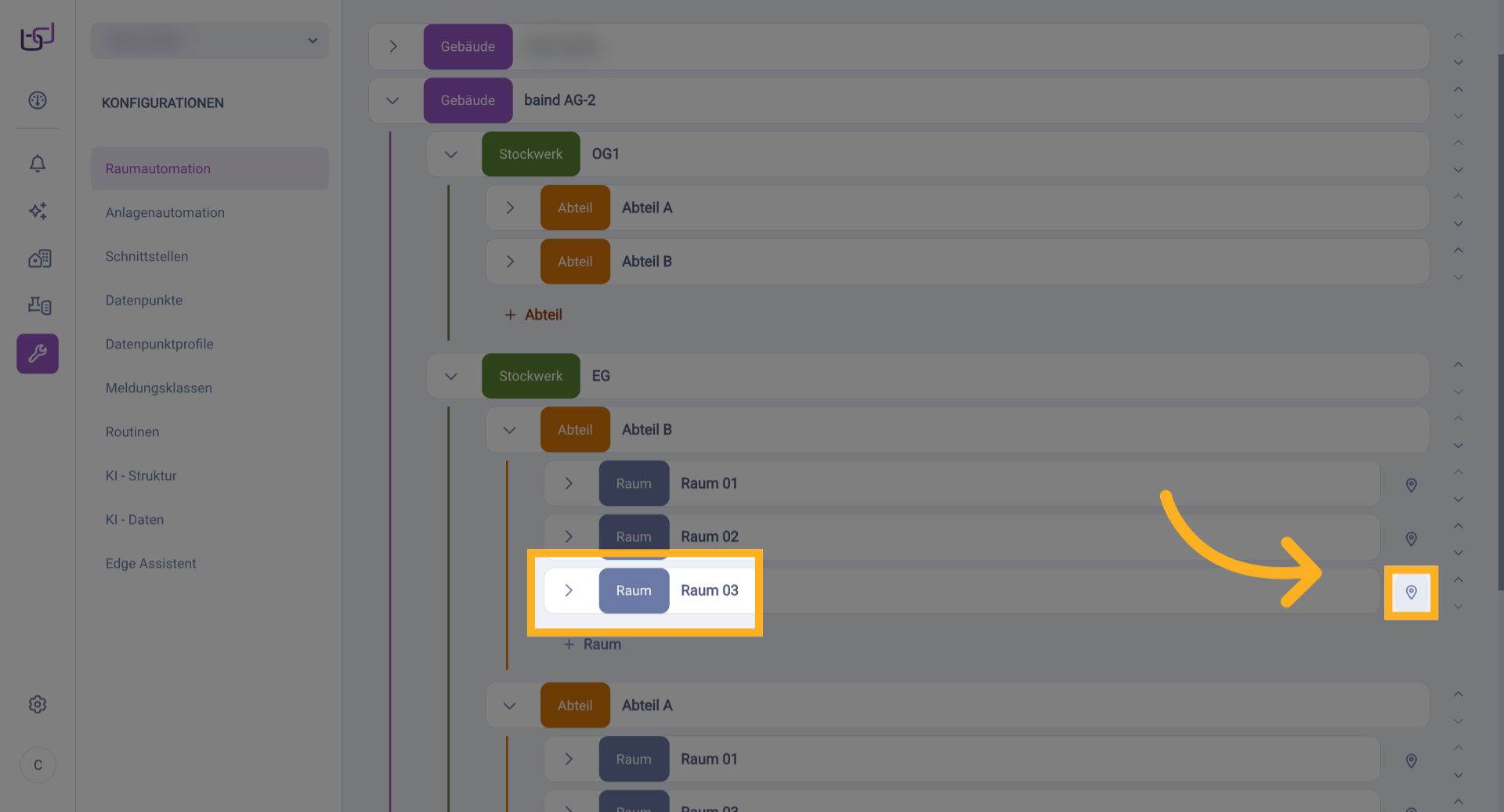 Öffnen Sie das Einfüge-Menü