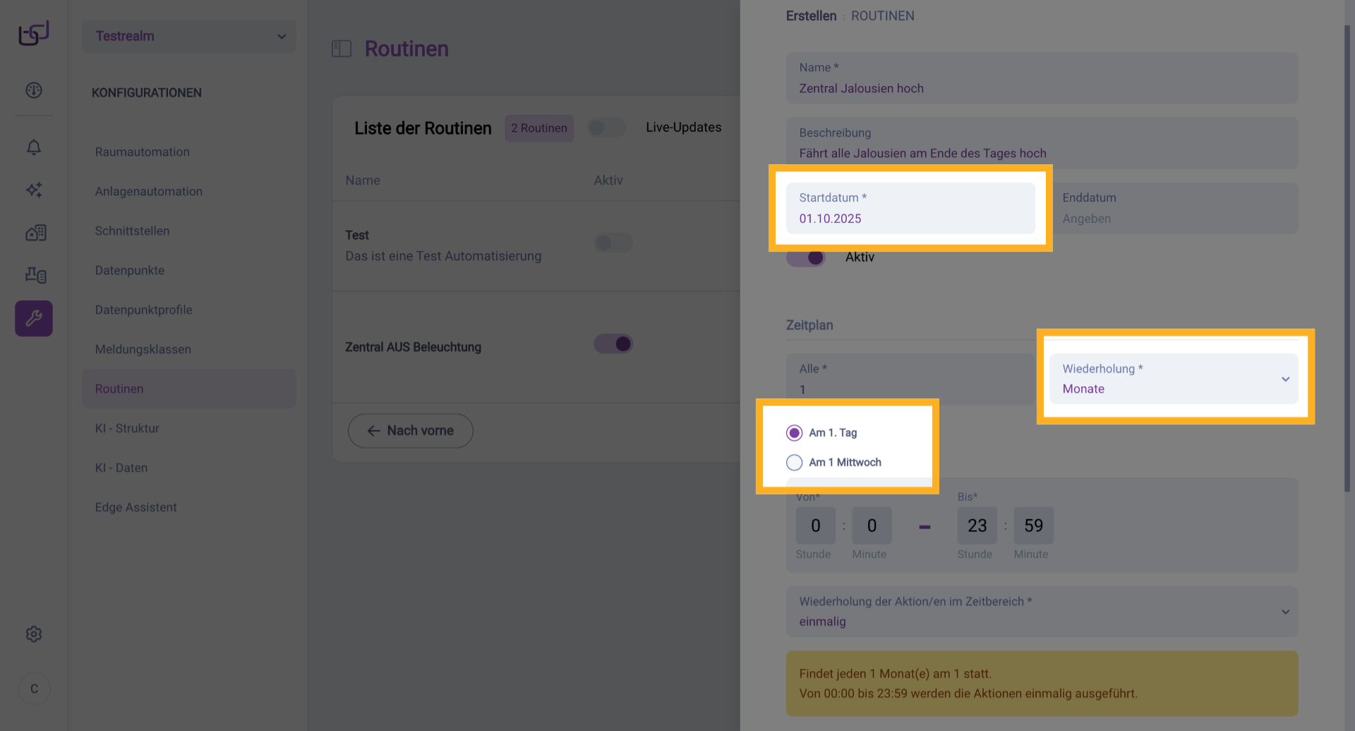 Wochentag Für Startdatum Wählen