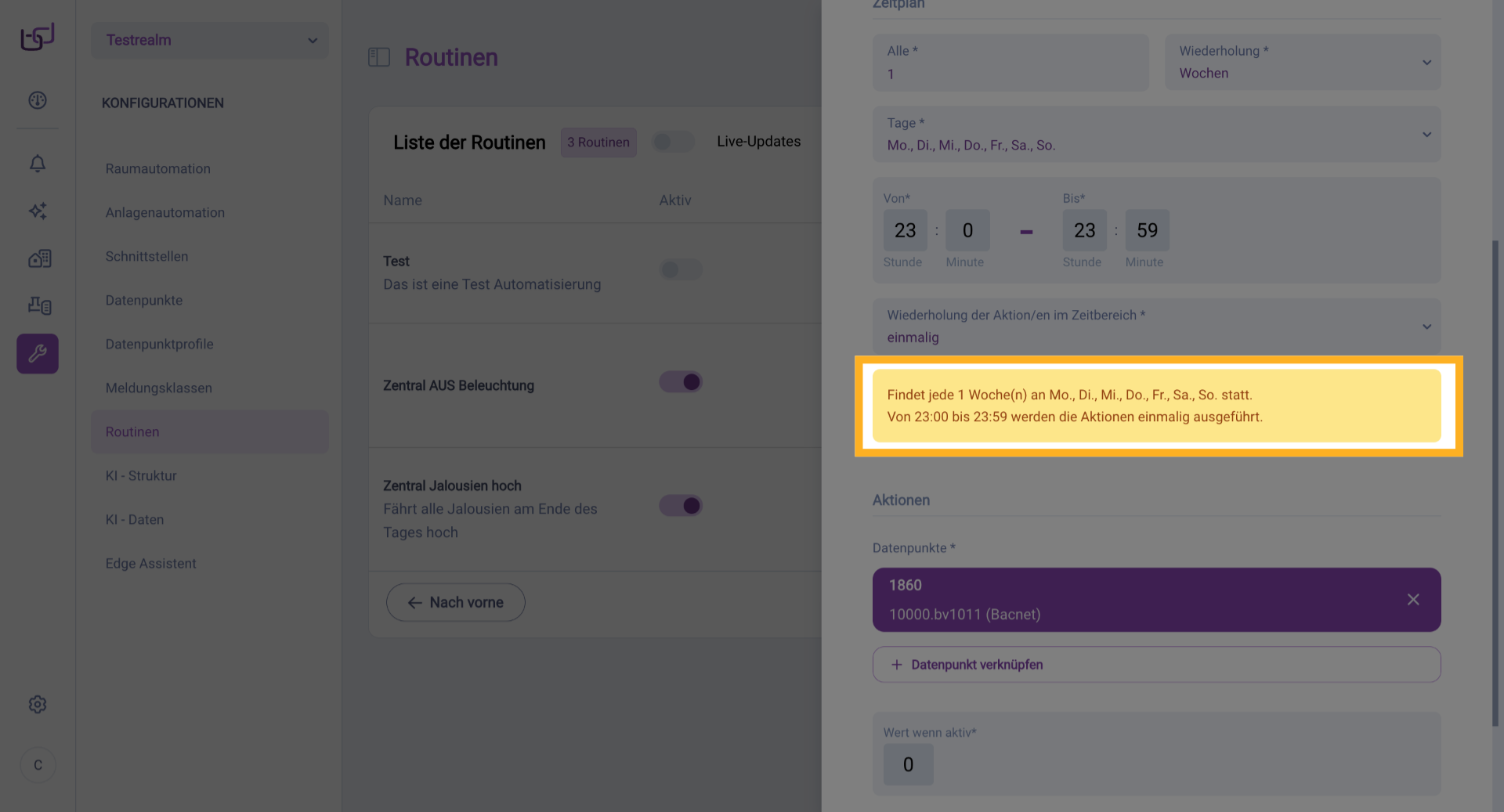 Ersten Datenpunkt Auswählen