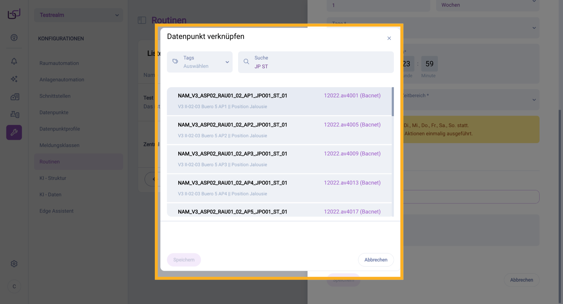 Zweiten Datenpunkt Auswählen